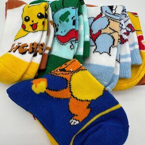 Bokes Poke Mon Socks ages 1 to 4 set of 5